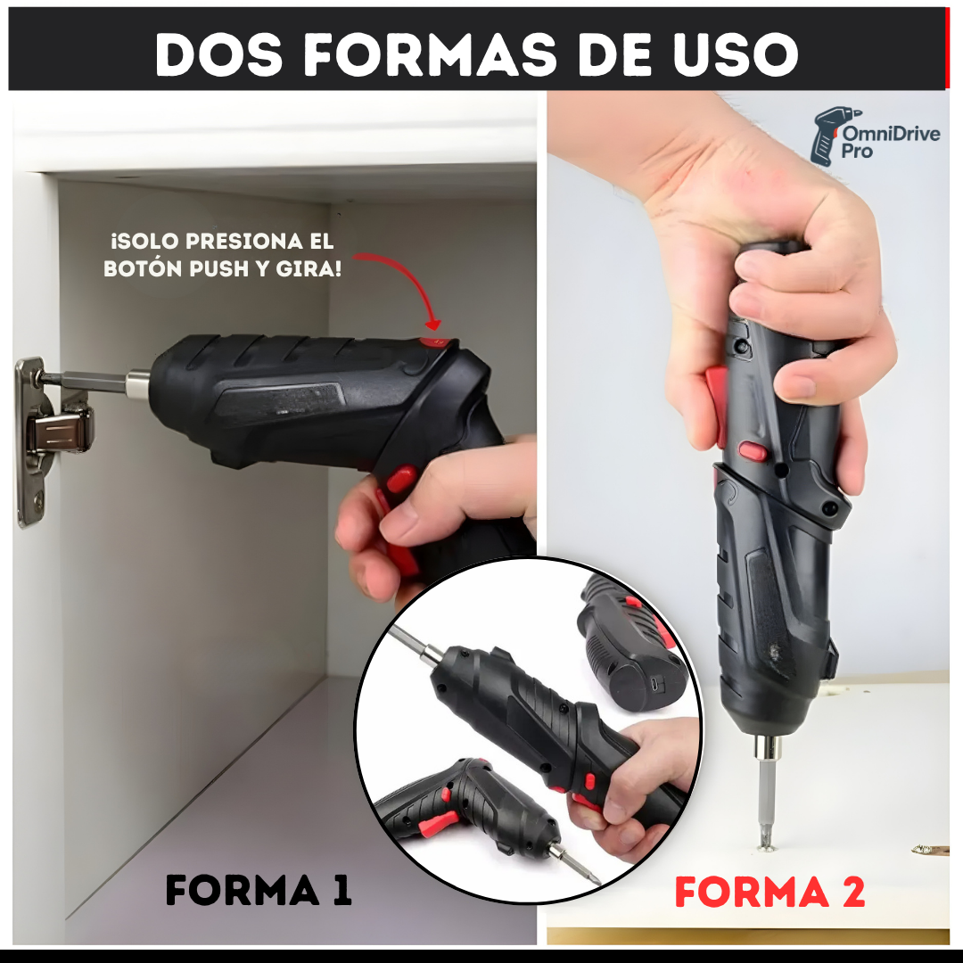 EDICIÓN LIMITADA | KIT DESTORNILLADOR ELÉCTRICO 3 EN 1
