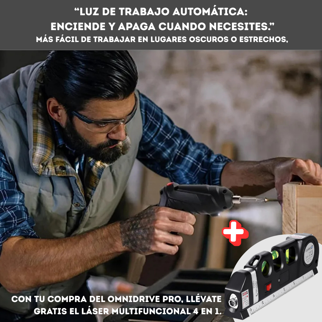 EDICIÓN LIMITADA | KIT DESTORNILLADOR ELÉCTRICO 3 EN 1