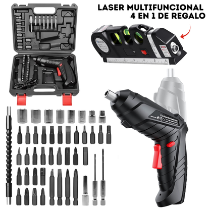 EDICIÓN LIMITADA | KIT DESTORNILLADOR ELÉCTRICO 3 EN 1