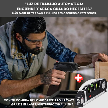 EDICIÓN LIMITADA | KIT DESTORNILLADOR ELÉCTRICO 3 EN 1