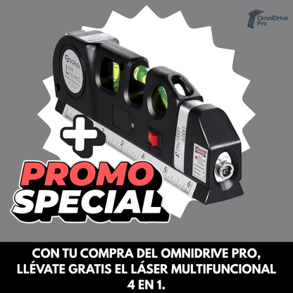 EDICIÓN LIMITADA | KIT DESTORNILLADOR ELÉCTRICO 3 EN 1